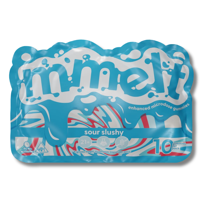 MMelt Mushroom Gummies 6 Gram 10 Pack - Sour Slushy