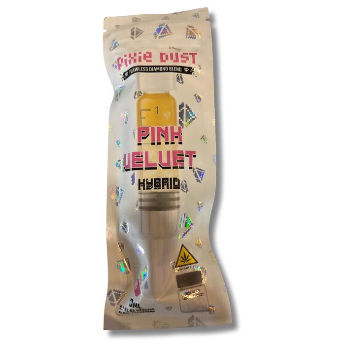 Pixie Dust THCA Flawless Diamond Syringe 3mL (3G) - Pink Velvet (Hybrid) 