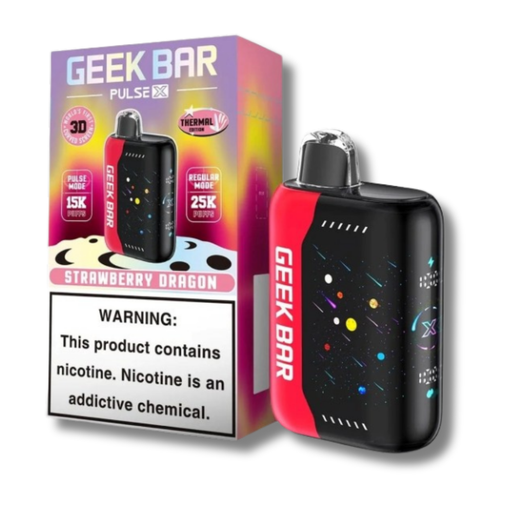 Geek Bar Pulse X 25K Thermal Edition Disposable Vape - Strawberry Dragon