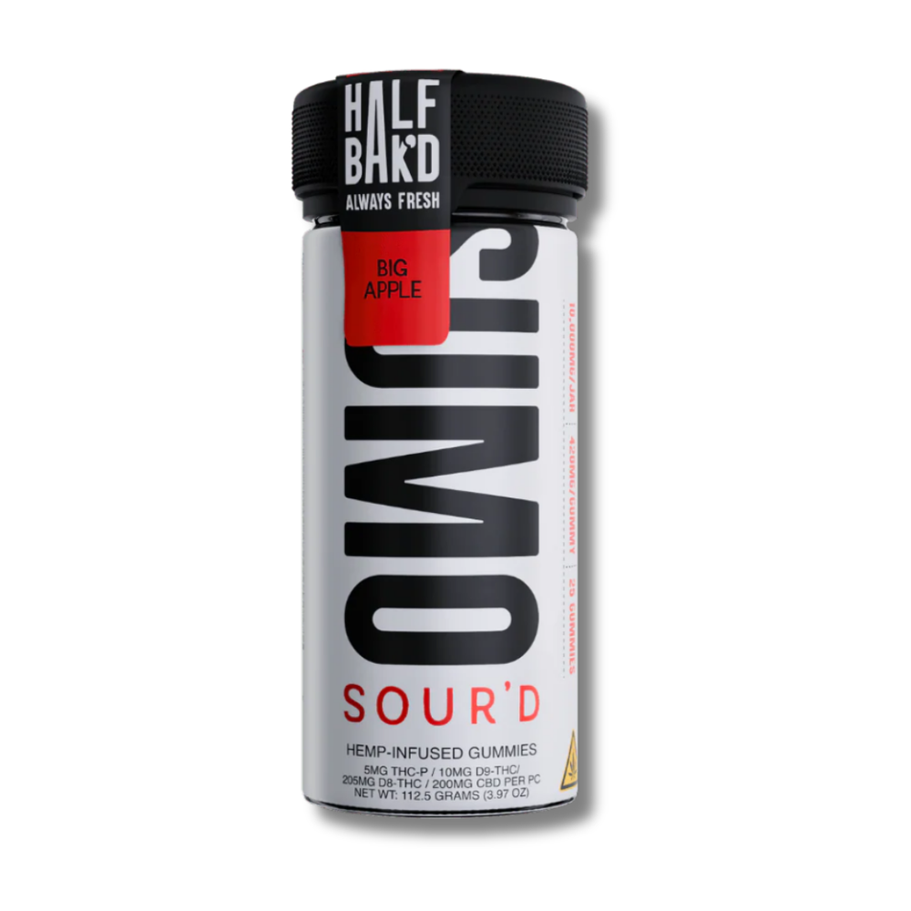 Half Bak'd Sumo Gummies Sour'd 10,000MG 25CT. Big Apple