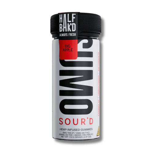 Half Bak'd Sumo Gummies Sour'd 10,000MG 25CT. Big Apple