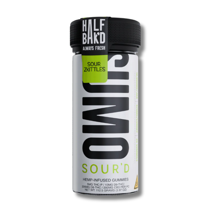 Half Bak'd Sumo Gummies Sour'd 10,000MG 25CT. Sour Zkittles