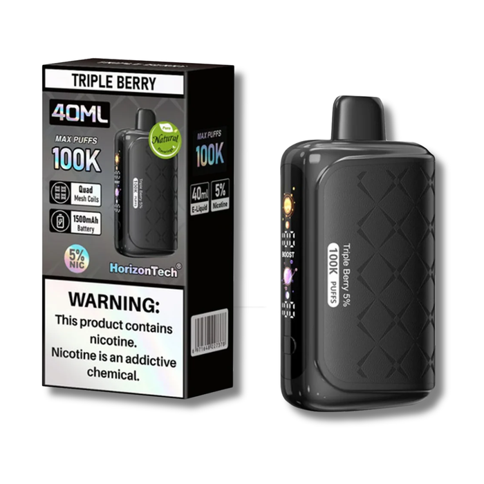 HorizonTech 100K Disposable Vape 40mL - Triple Berry