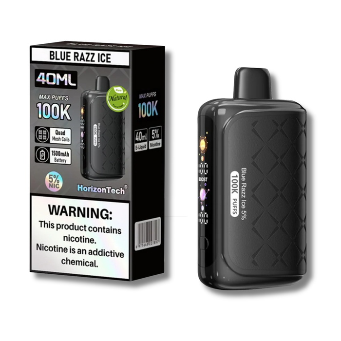 HorizonTech 100K Disposable Vape 40mL - Blue Razz Ice