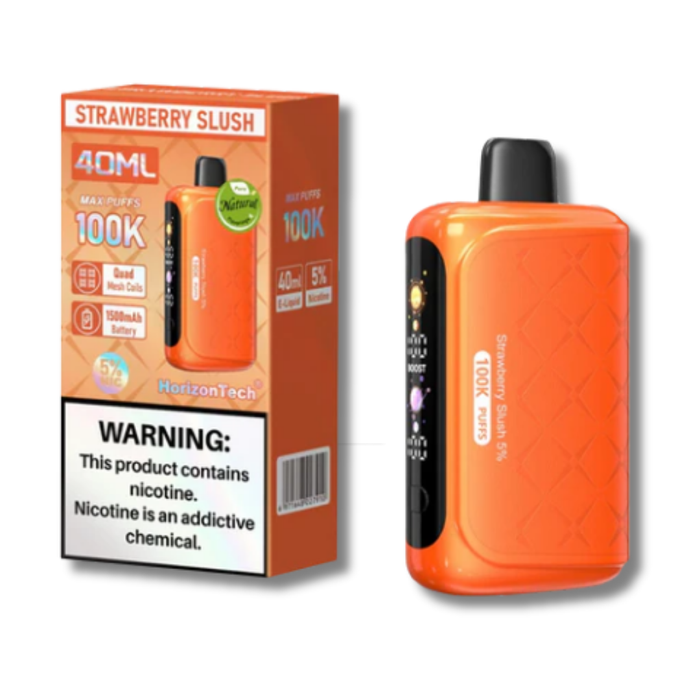 HorizonTech 100K Disposable Vape 40mL - Strawberry Slush