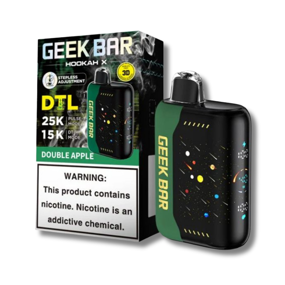 Geek Bar Hookah X 25K Disposable Vape - Double Apple