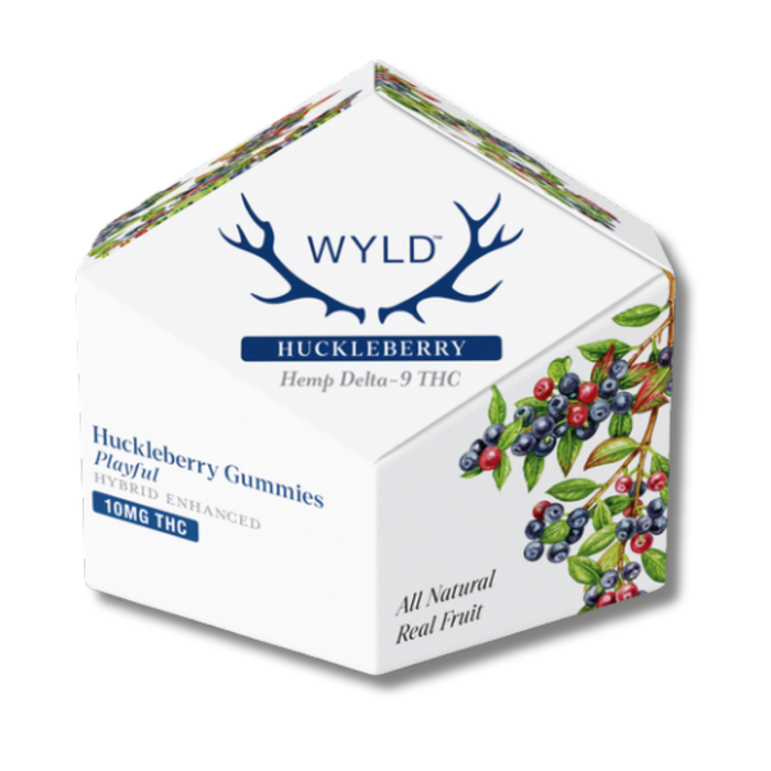 Wyld Hemp Delta 9 THC Gummies 10CT. - Huckleberry