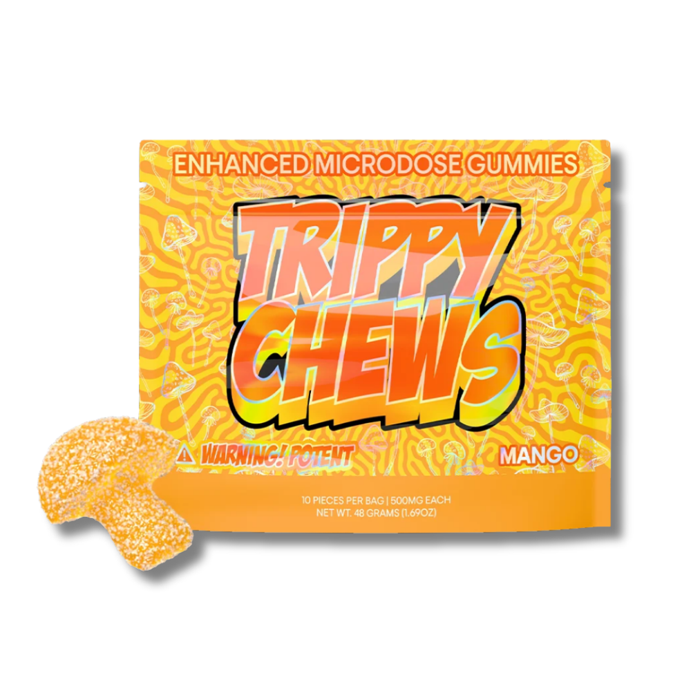 Trippy Chews Mushroom Enhanced Microdose Gummies 5000MG