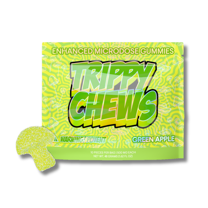 Trippy Chews Mushroom Enhanced Microdose Gummies 5000MG