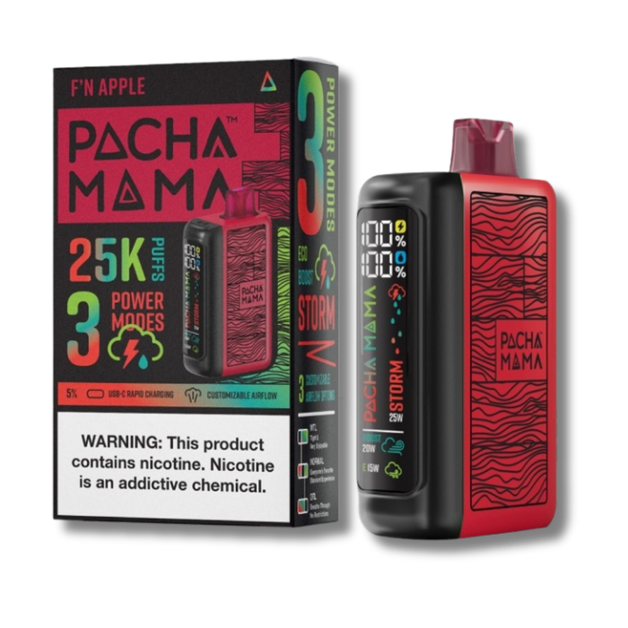 PachaMama 25K Disposable Vape - F'N Apple