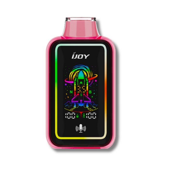 Ijoy Uranus 25K Ai Voice Control Disposable Vape 20mL Strawberry Ice Flavor