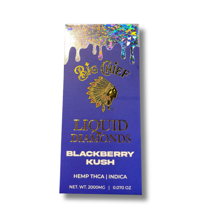 Big Chief THCA Liquid Diamonds Disposable 2G - Blackberry Kush