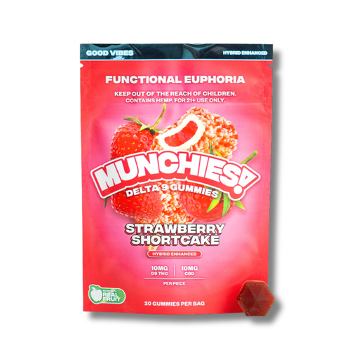Munchies Delta 9 Gummies Strawberry Shortcake 