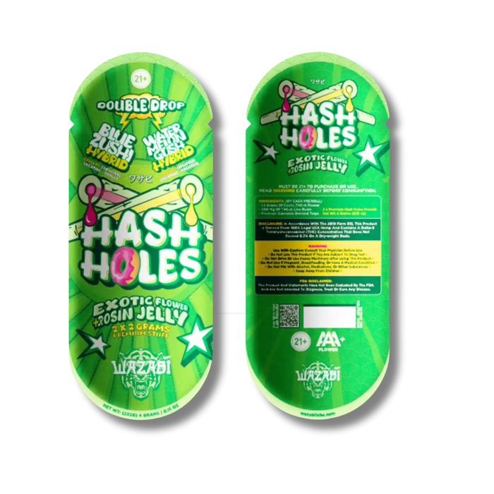 Wazabi THCA Hash Holes 2G 2 Pack Green Pack