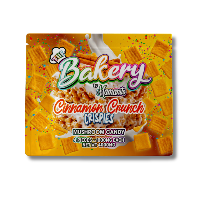 Mamanita Mushroom Crispies The Bakery 4000MG - Cinnamon Crunch