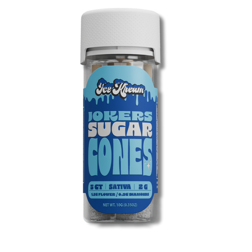 Jokers - Ice Kream THCA Sugar Cones Pre Rolls 2 Grams 5CT.