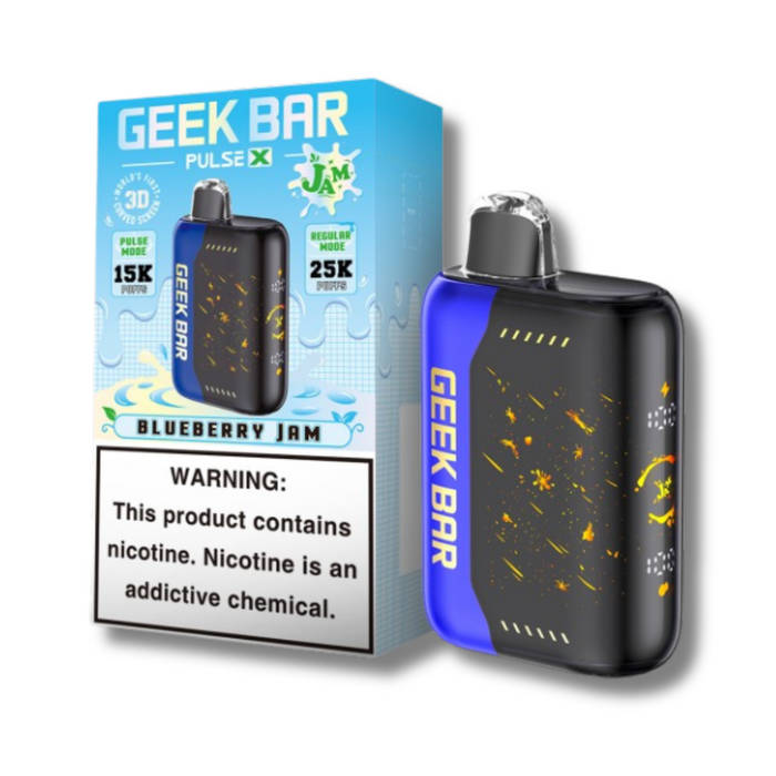 Geek Bar Pulse X 25K Jam Edition Disposable Vape - Blueberry Jam