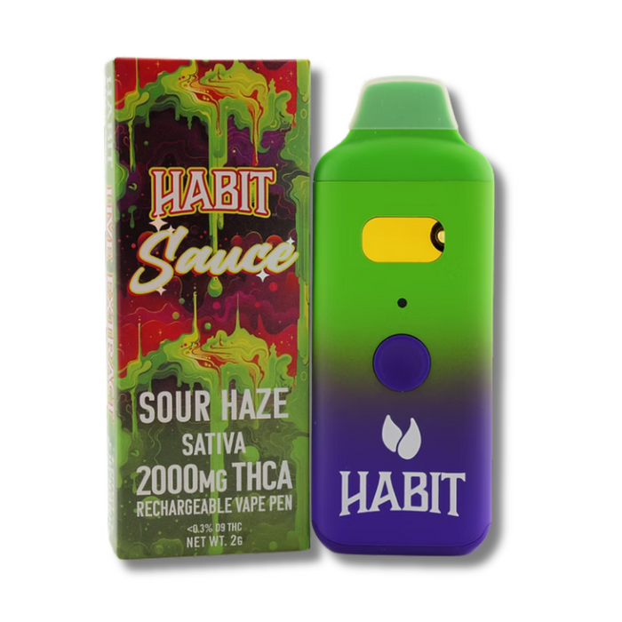 Habit THCA Sauce Vape 2G - Sour Haze