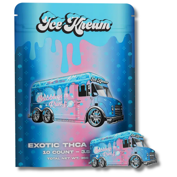 Bubblegum Runtz - Ice Kream Exotic THCA Flower 3.5G 1CT.