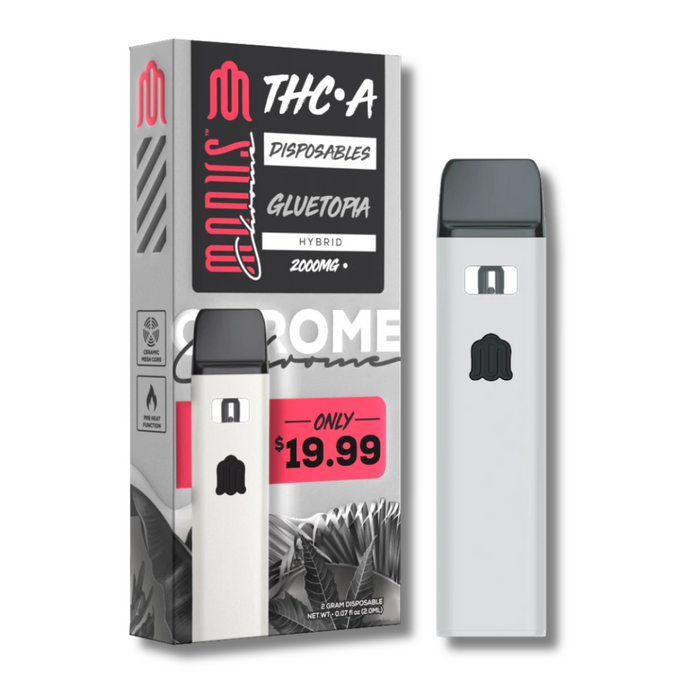 Modus Chrome THCA Pocket Dabs Disposable 2 Grams - Gluetopia (Hybrid)