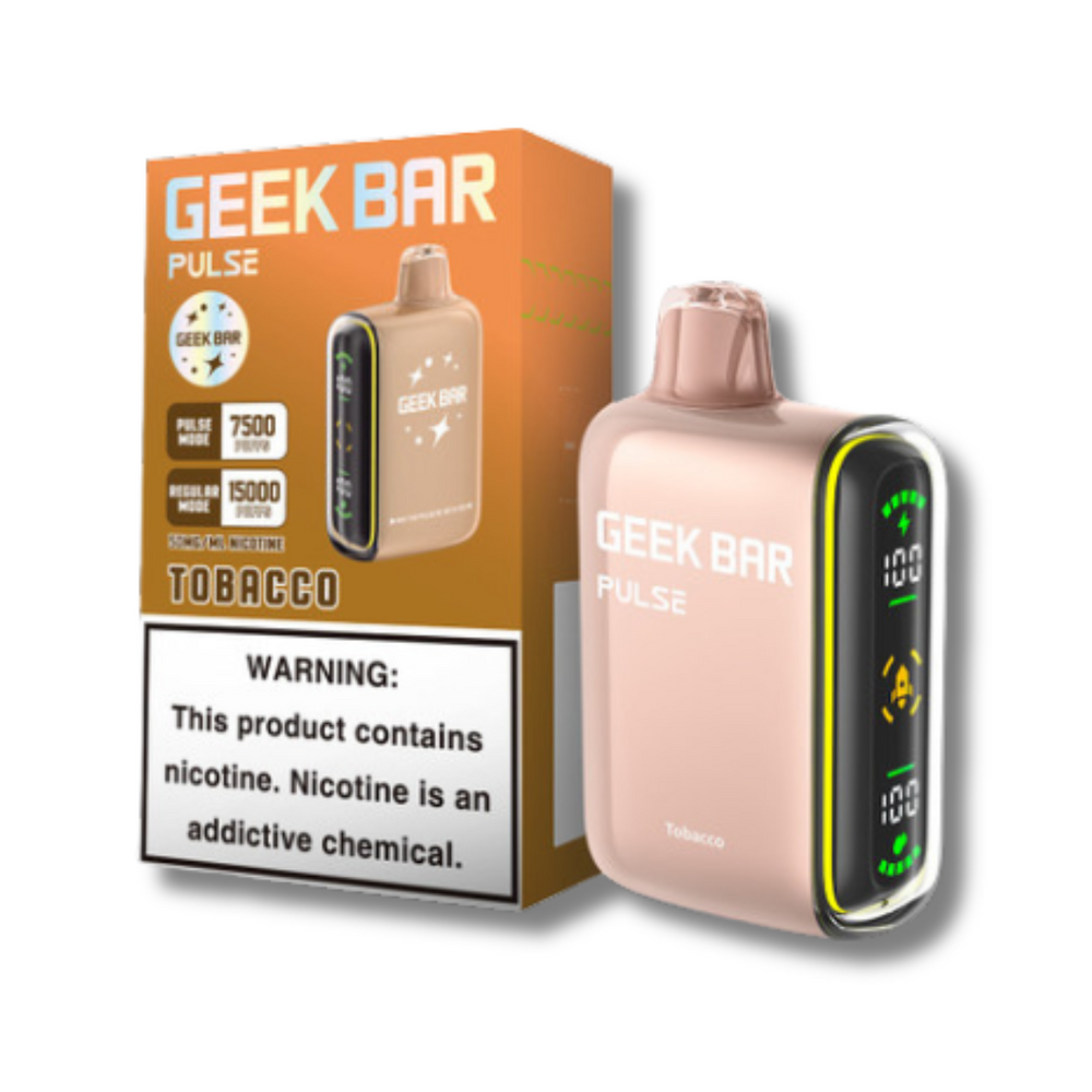 Geek Bar Pulse 15K Disposable Vape Tobacco Flavor