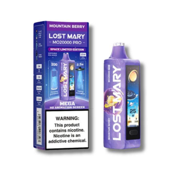 Lost Mary MO20000 Space Limited Edition Disposable Vape - Mountain Berry