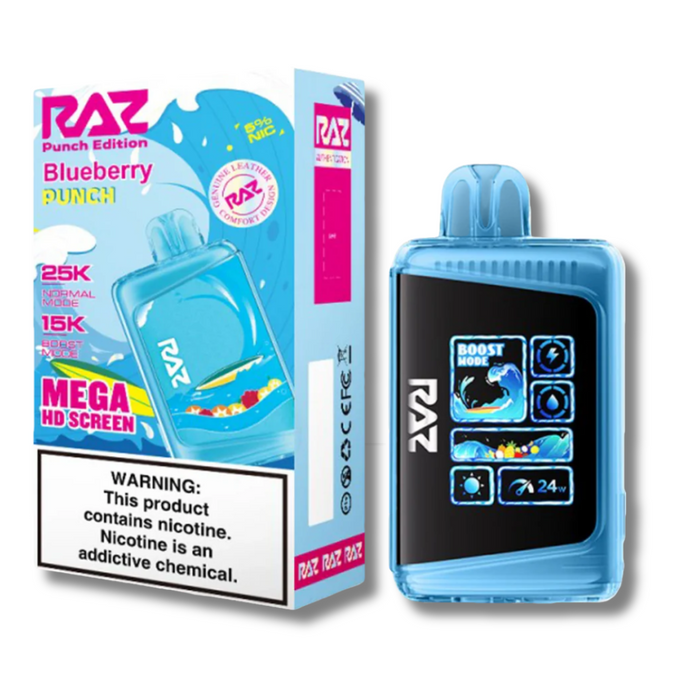 RAZ LTX DC25000 Disposable Vape Punch Edition - Blueberry Punch