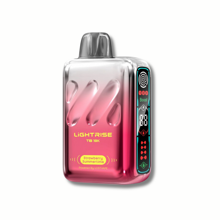 Lightrise TB 18K Disposable by Lost Vape Strawberry Summertime Flavor
