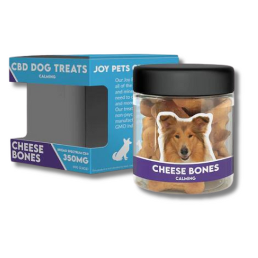 JoyPets CBD Dog Treats Calming 350MG Cheese Bones 