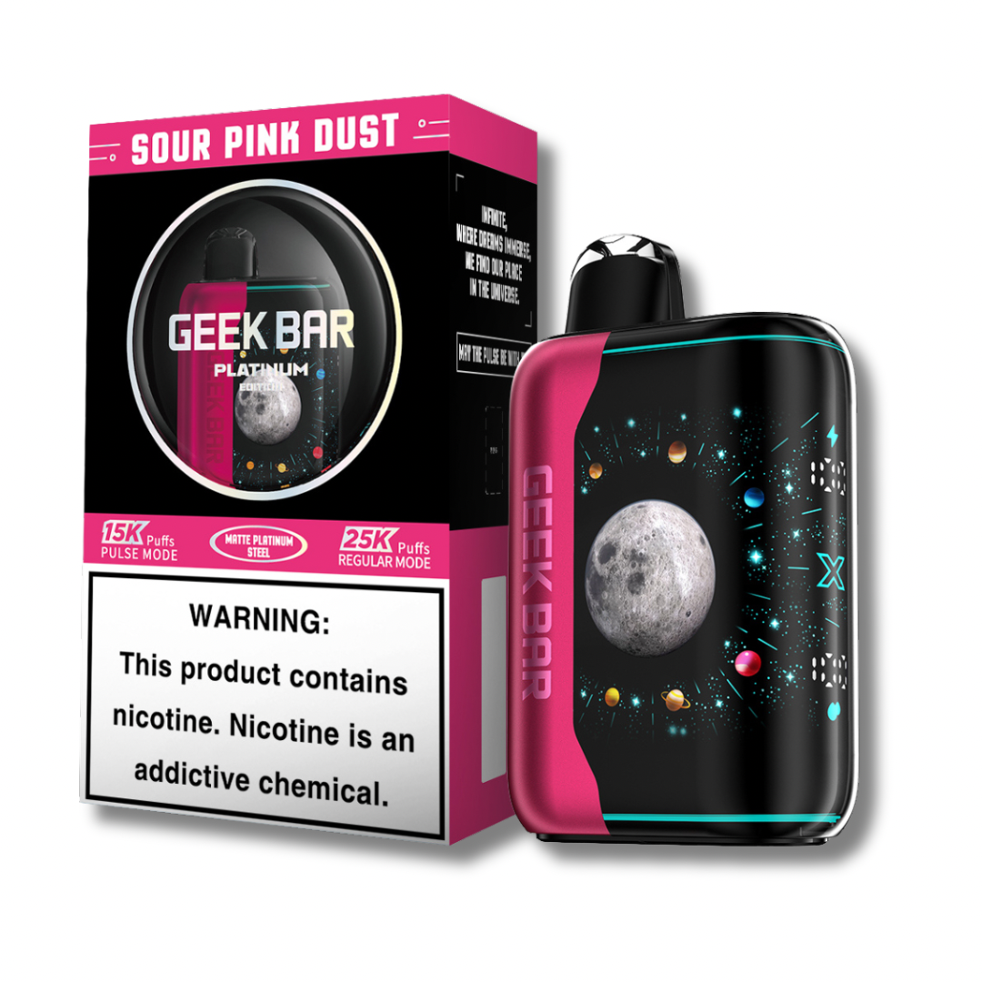 Geek Bar X Platinum Edition 25k Disposable Sour Pink Dust Flavor — puff21