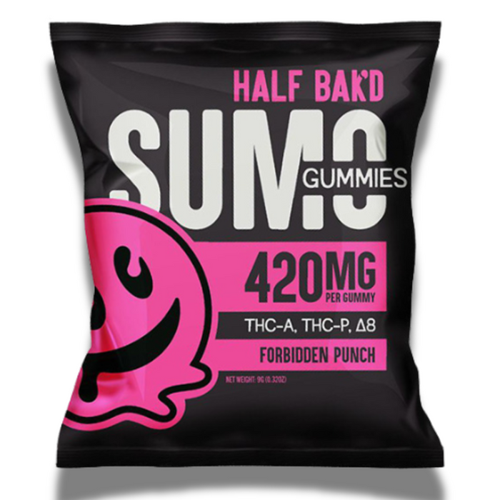 Half Bak’d Sumo gummies 2 pack - Forbidden fruit 420MG