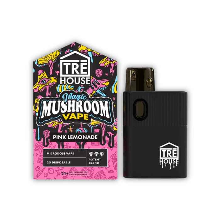 TRE House Magic Mushroom 2g Disposable Vape - Pink Lemonade Flavor