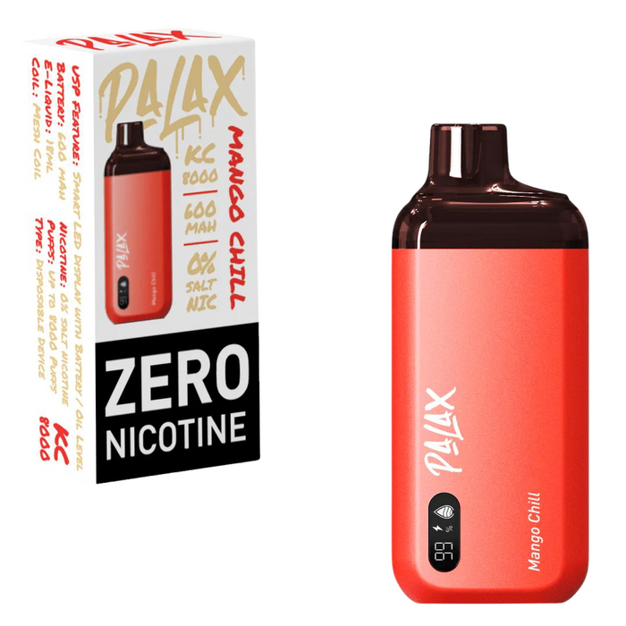 Palax KC8000 Zero Nicotine Disposable 0% Mango Chill