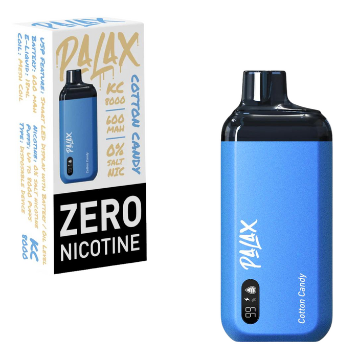 Palax KC8000 Zero Nicotine Disposable 0% Cotton Candy