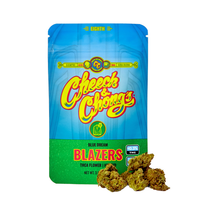 Cheech and Chong Blazers THCA Flower 3.5 Grams - Blue dream Flavor