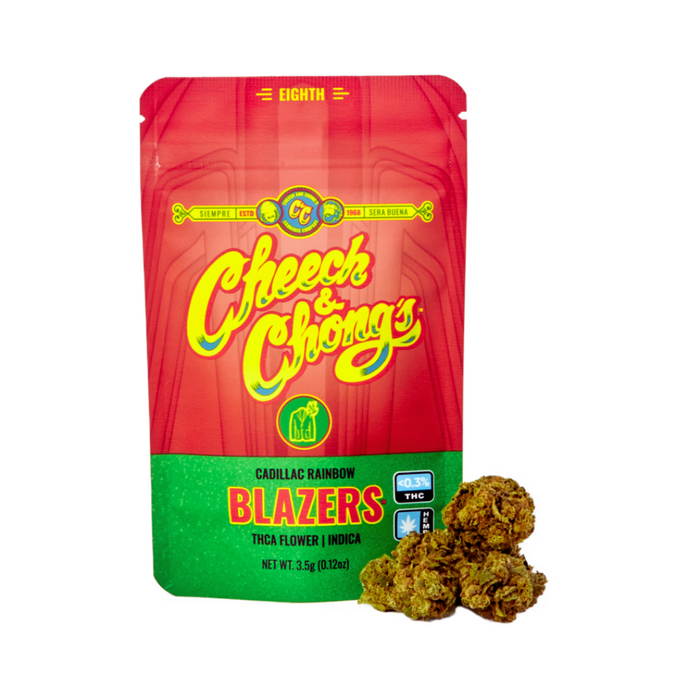 Cheech and Chong Blazers THCA Flower 3.5 Grams - Cadillac Rainbow