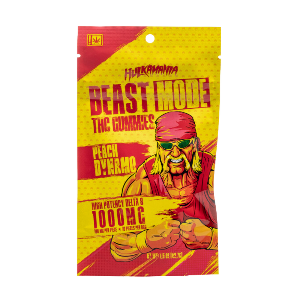 Hulkamania THC Gummies Beast Mode 1000MG Delta 8