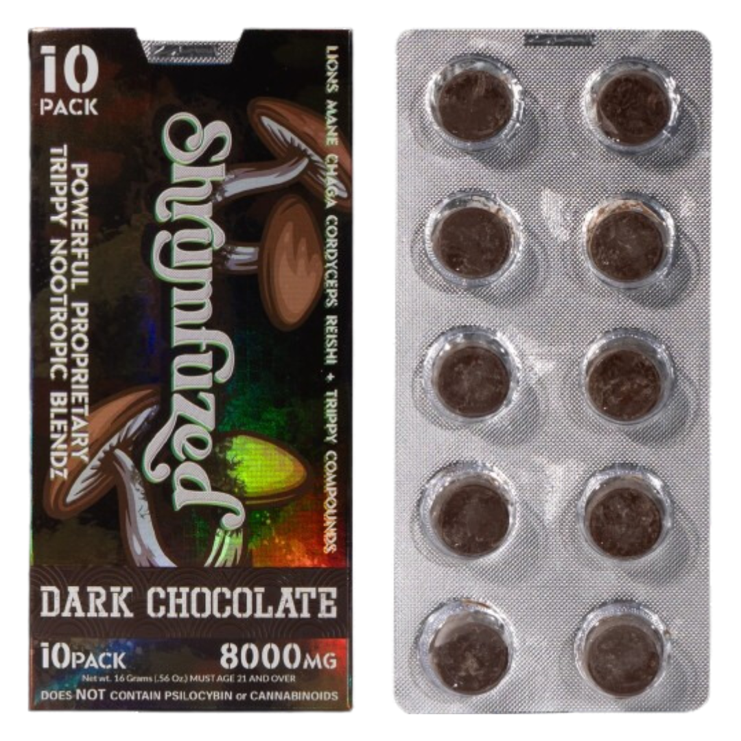 chocolatephuket① Shrumfuzed 8000mg Mushroom Chocolate – Nootropic Boost — puff21