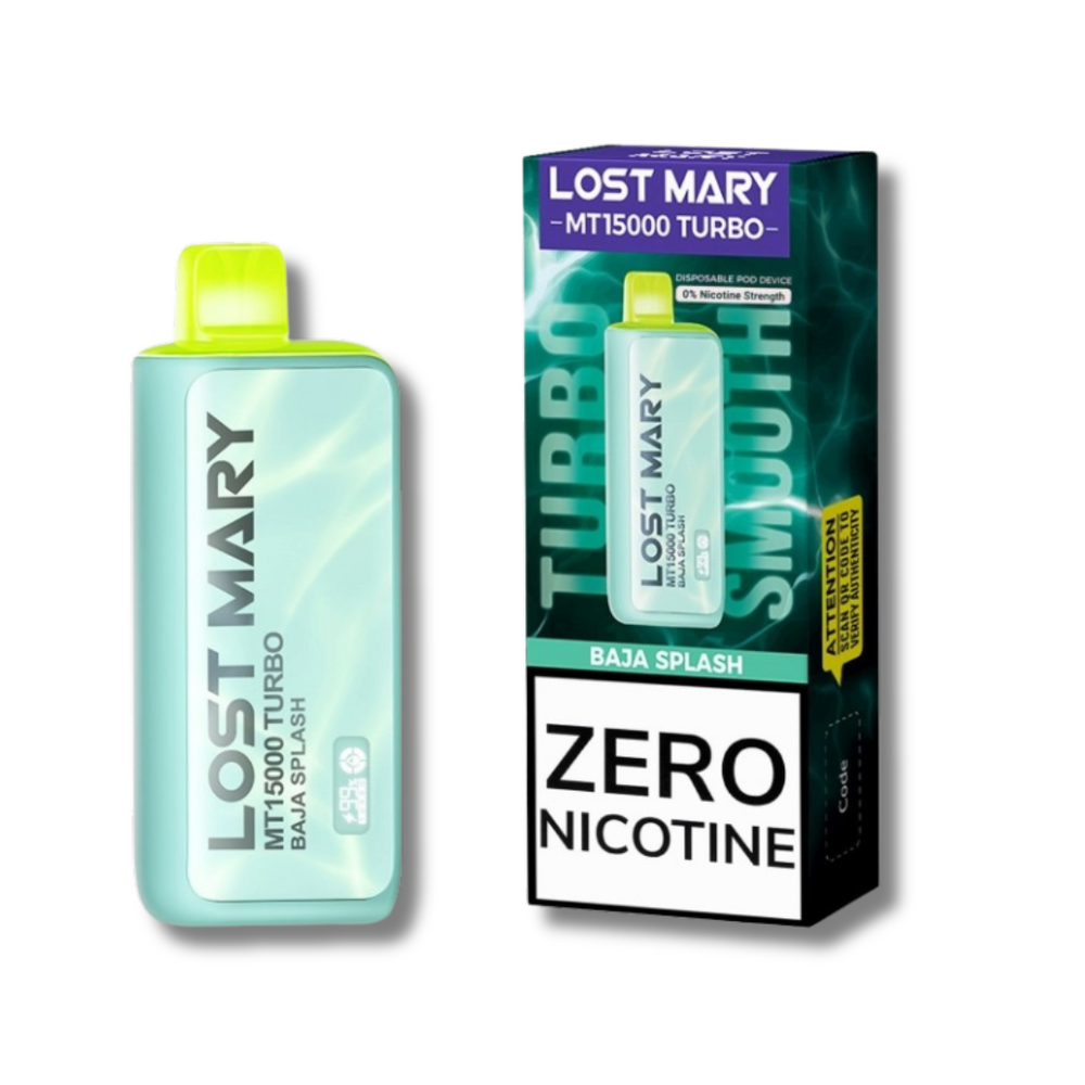 Baja Splash Lost Mary Turbo MT15000 Nicotine Free Disposable 