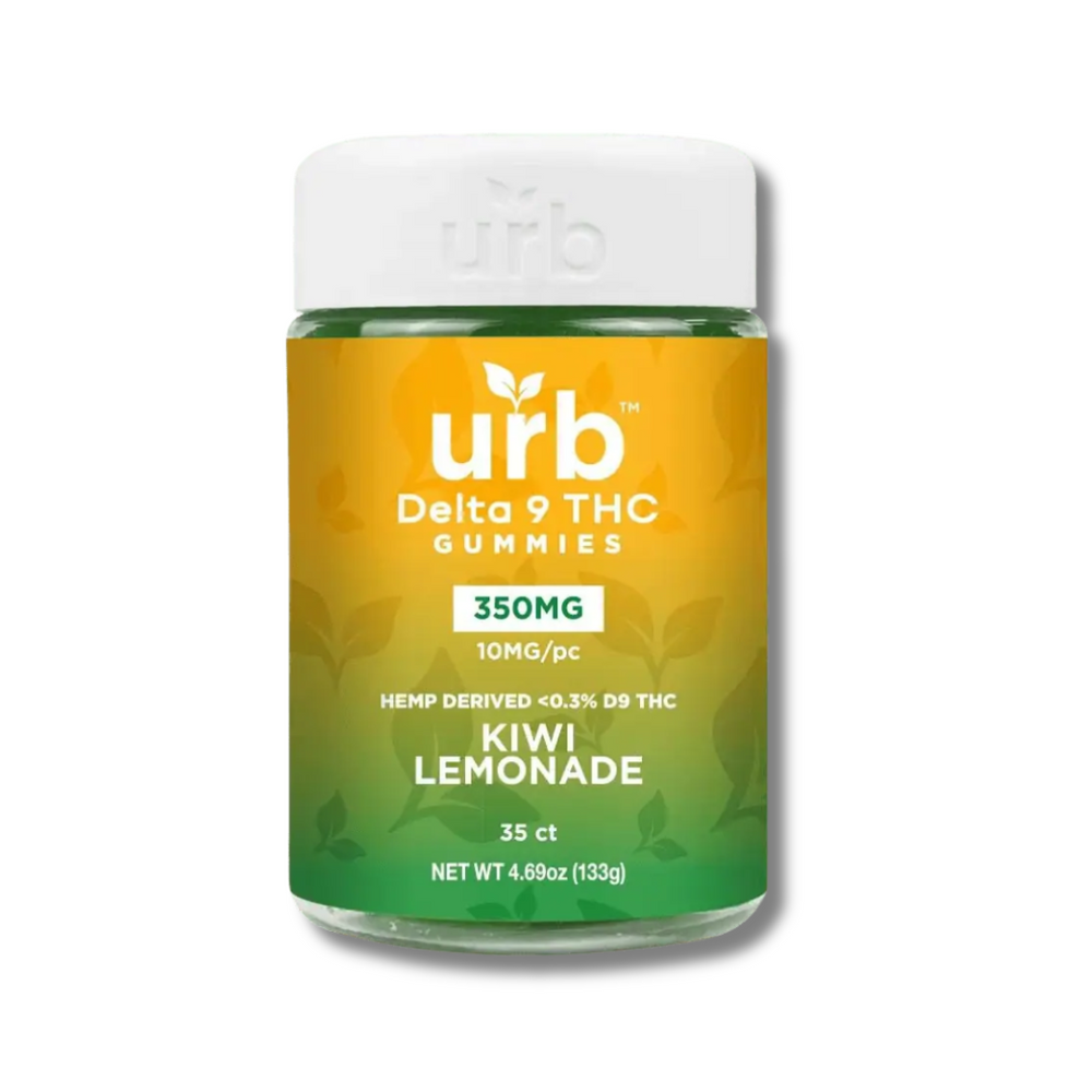 URB Delta 9 THC Gummies 350MG - Kiwi Lemonade Flavor