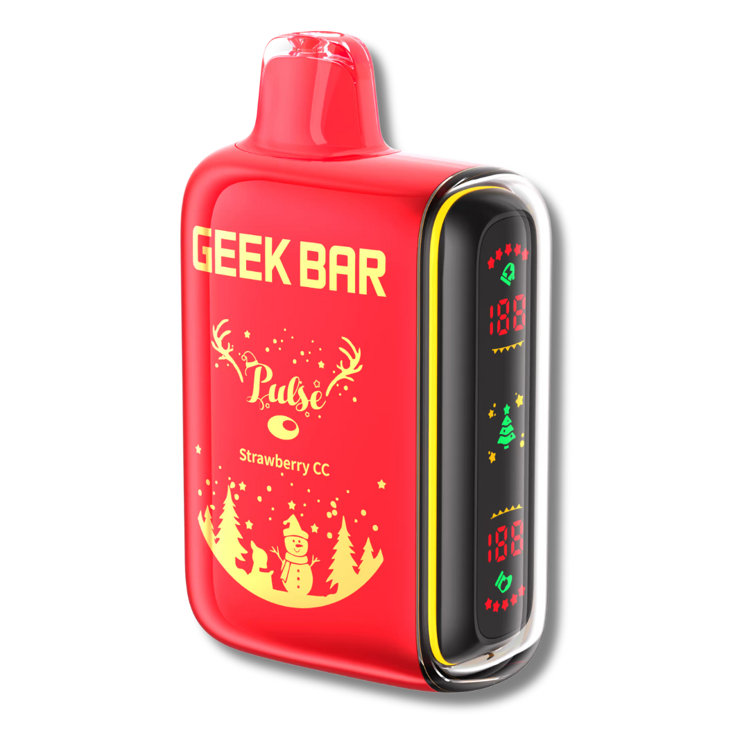 Geek Bar Pulse 15K Disposable Vape - Strawberry CC Flavor — puff21