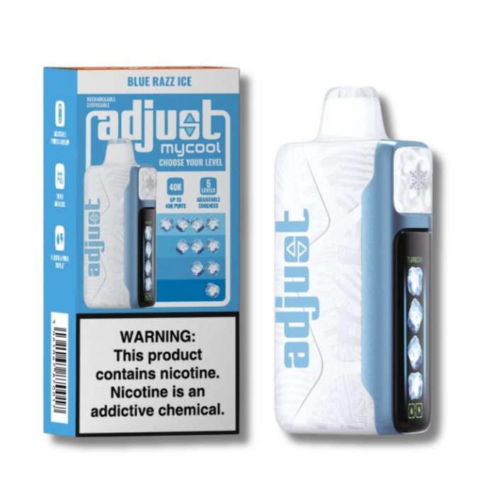 Adjust MyCool 40k Disposable Vape By Lost Mary - Blue Razz Ice