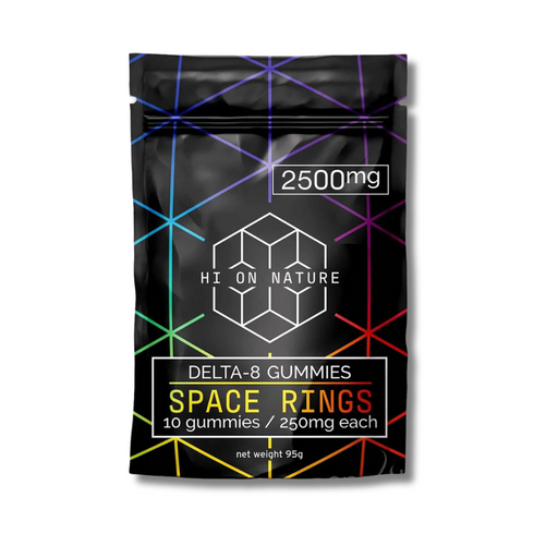 Hi On Nature Delta 8 Space Rings 2500MG - Original Flavor 