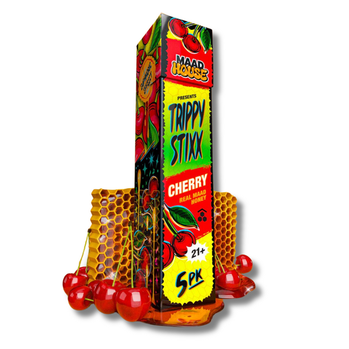 Trippy Stixx Maad House Real Mad Honey 1.5G - Cherry 5 Pack