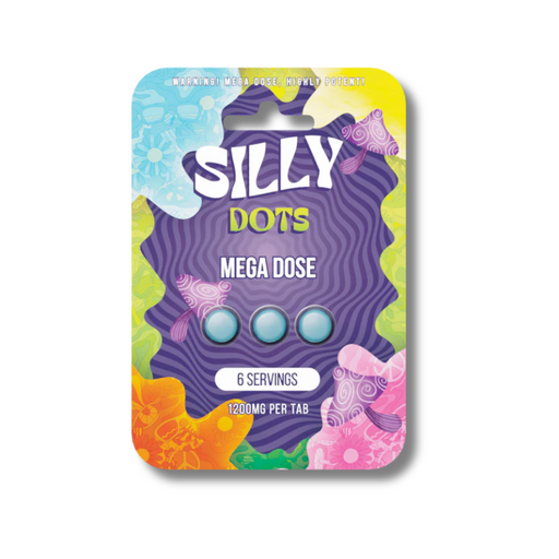 Purple Silly Dots Mega Dose Tabs 1200mg 3 Pack