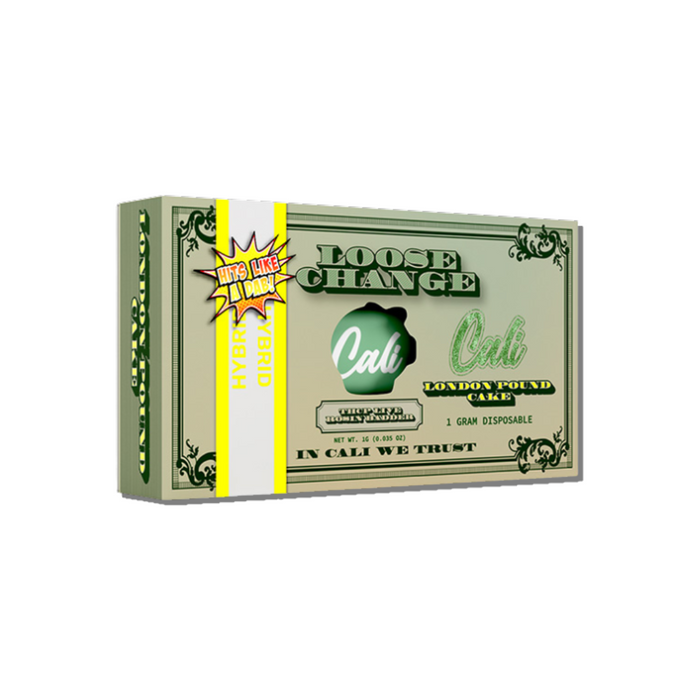 Cali Extrax Loose Change THCP 1G Disposable- London Pound Cake