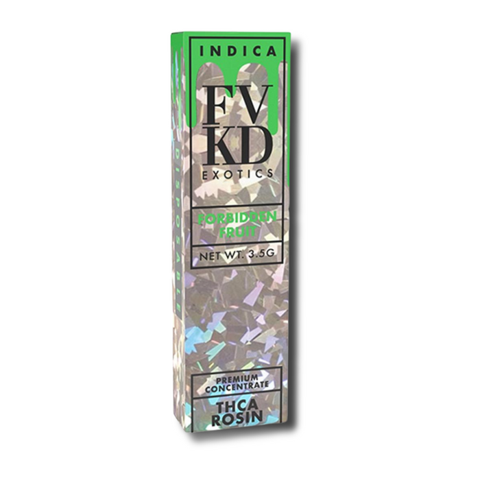 FVKD Exotics THCA Rosin Disposable Vape 3.5G Forbidden Fruit Indica Strain