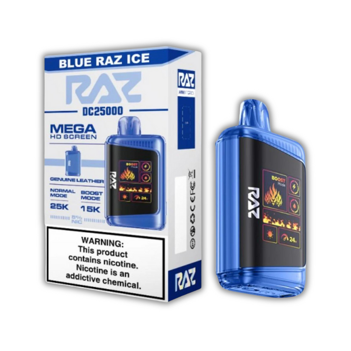 RAZ DC25000 Disposable Vape Blue Raz Ice