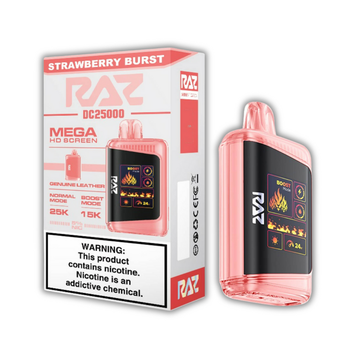 RAZ DC25000 Disposable Vape Strawberry Burst