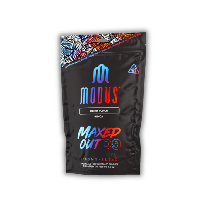 Modus Maxed Out Delta 9 CBD Gummies 1000mg